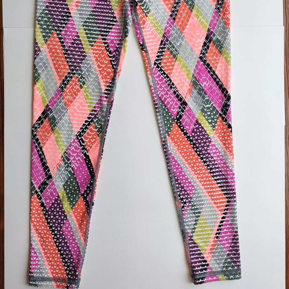 Victoria Sport Knockout Leggings Bold Geo Artsy Athletic Streetwear Sz Small - Picture 4 of 9
